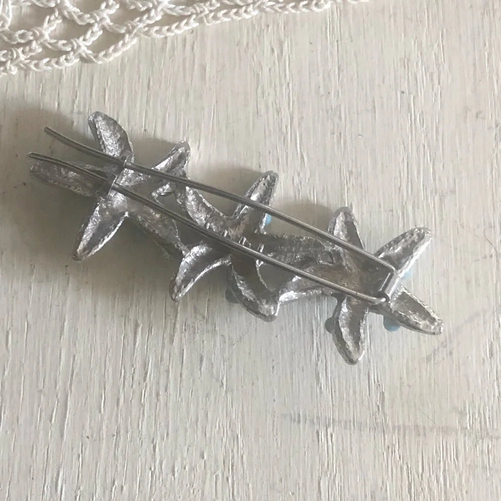 Vintage Starfish Barrette